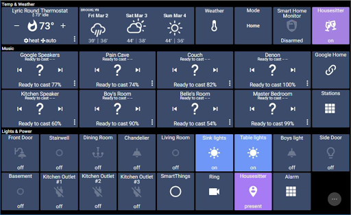 ActionTiles SmartThings custom web dashboard maker