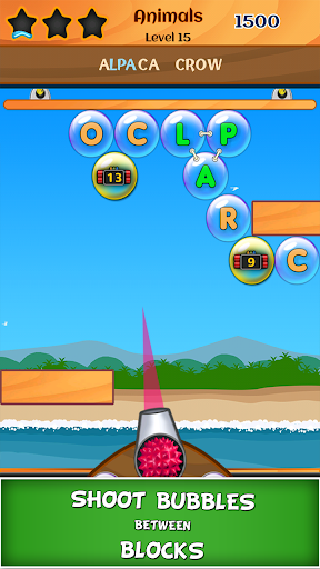 Screenshot Bubble Words