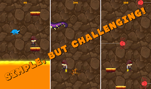 Screenshot Jetpack Jump Game Volcano Jump