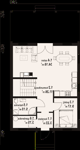 Rydzowo 23 dws - Rzut parteru