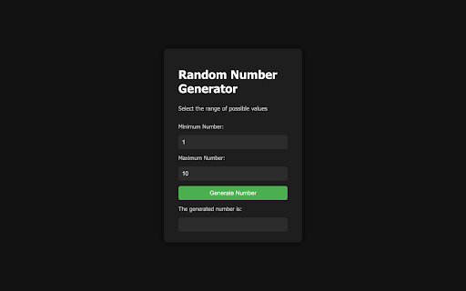 Random Number Generator