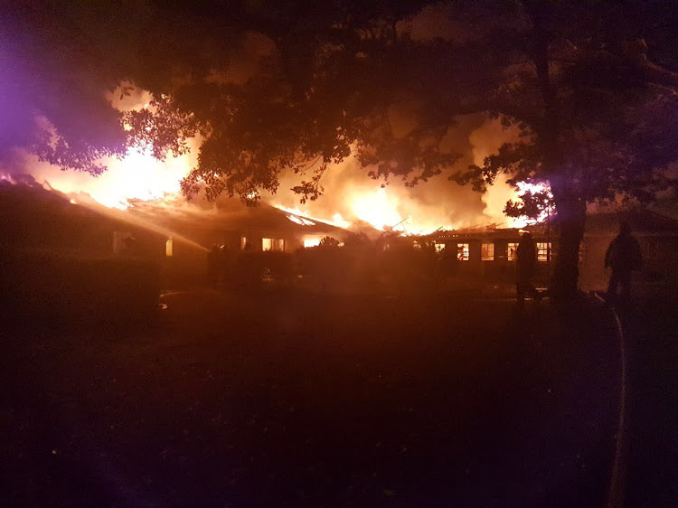 A fire tore through a children's home in Durban on Tuesday night, but there were fortunately no injuries.