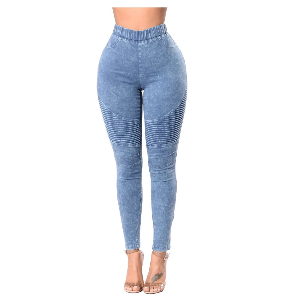 Jean femme taille haute effet push-up, galbant les fesses et sculptant la silhouette, confort et style pour toutes occasions