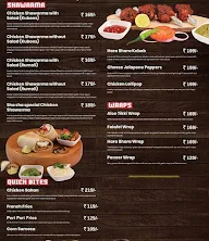 Sha Sha Shandaar Shawarma menu 1