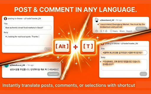 Better Translator for Reddit™: Threads, Comments & AI screenshot 4