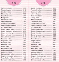 My Cake Shop menu 2