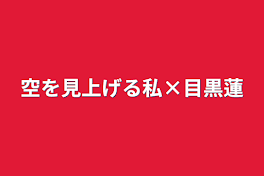 空を見上げる私×目黒蓮