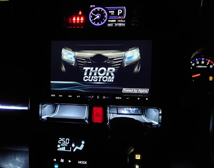 トールカスタムのカーナビ何使ってる？・ダイハツ純正OP(ALPINE製)ナビ・コロナが早く終息しますように・医療に従事される方々に感謝に関するカスタム事例の投稿画像1枚目