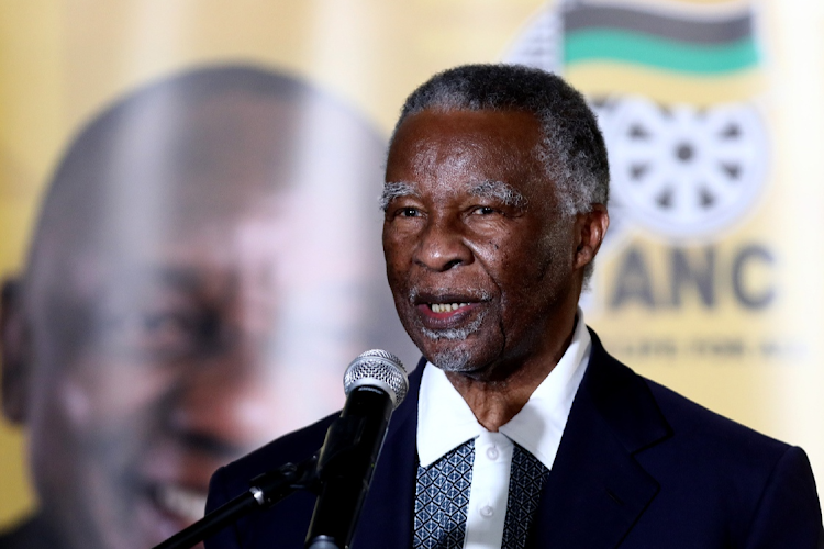 Former president Thabo Mbeki File photo.