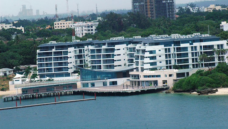 English Point Marina seen from across Fort Jesus