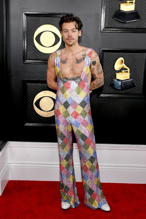 Harry Styles attends the 65th Grammy Awards.