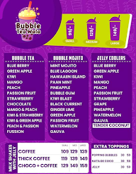 Bubble Tea Wala menu 1