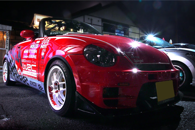 コペンのオフ会・ドライブ・潮見坂ナイトオフ会・ガマフォルニア・月夜の夜にに関するカスタム事例の投稿画像1枚目