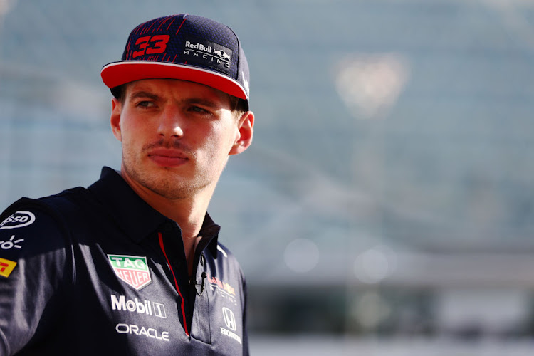 Max Verstappen in the paddock during previews ahead of the F1 Grand Prix of Abu Dhabi at Yas Marina Circuit on December 9 in Abu Dhabi, United Arab Emirates.