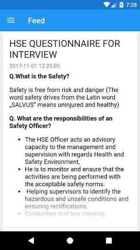 SAFETY OFFICERS BLOG