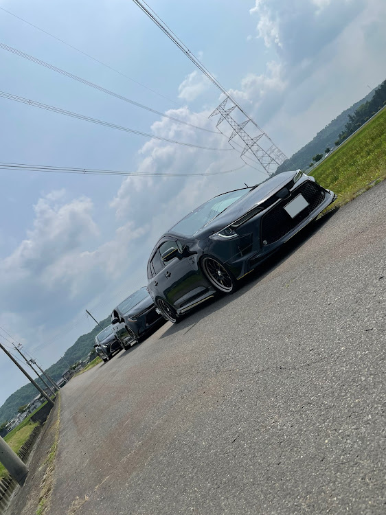 カローラツーリングの低そうで低くない少し低い車・ドライブ・コラボに関するカスタム事例の投稿画像3枚目