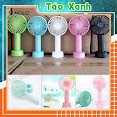 Quạt Cầm Tay Có Đế Mini (Tặng Pin + Dây Sạc) N9 Cực Mát