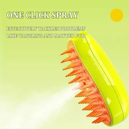 Cat Steam Brush Cat And Dog Pet Electric Spray Massage Comb Anti Flying Hair Massage Comb Pet Hair Removal Comb for Cat 