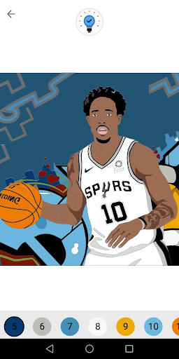 Coloring Basketball  - Color by number - v1.4