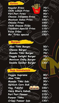 Mr. Fries menu 1