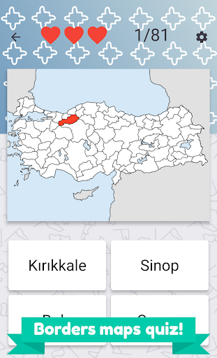 Provinces of Turkey Pop Quiz