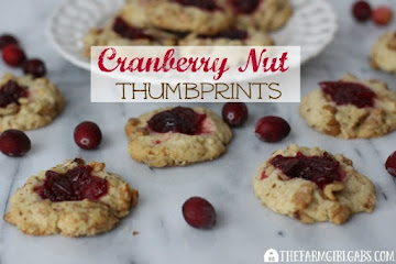 Cranberry Nut Thumbprints