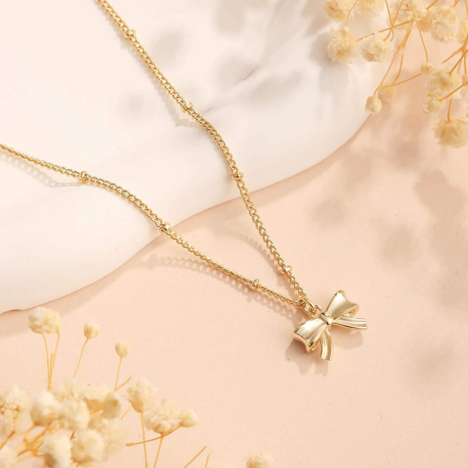 Title 1, Collier nœud pour femme, chaîne de clavicule do...