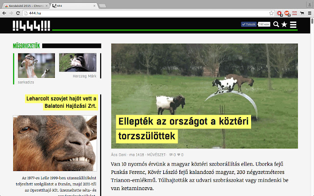 Kecskésítő 2015 chrome extension