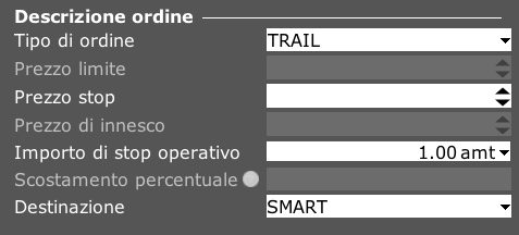 Ordine TRAIL