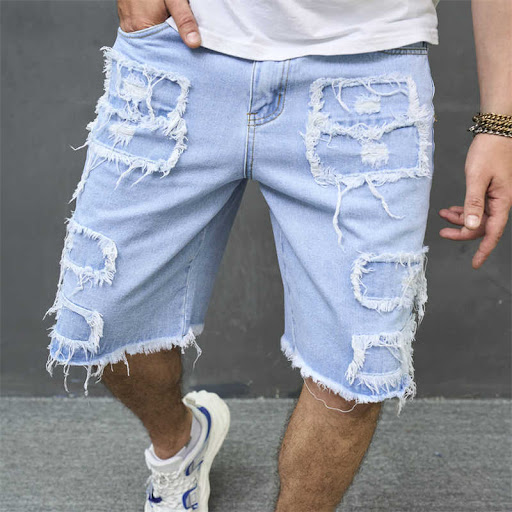 Title 2, Mens Patch Five Point Stretch Trend Pants. Com...