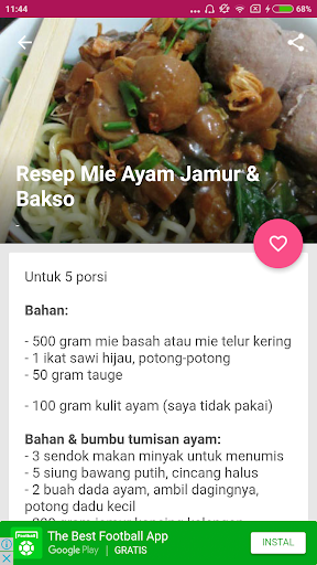 Resep Mie Ayam Lengkap