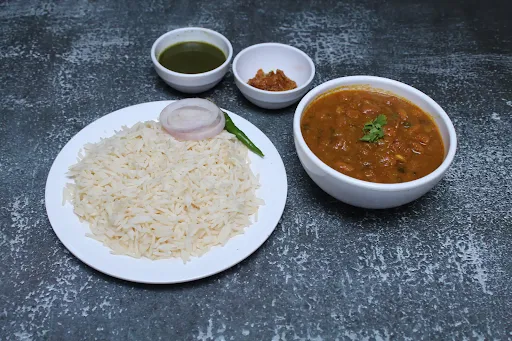 Rajma Rice With Papad