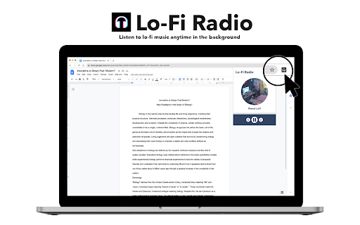 Lo-Fi Radio chrome extension