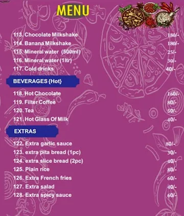 Cafe 52 menu 