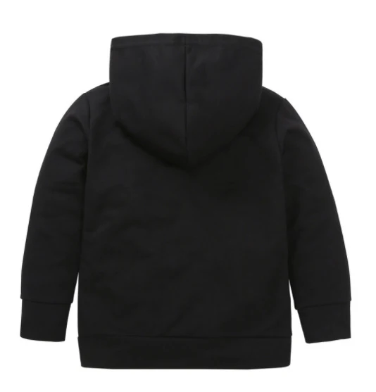 Moletom infantil com capuz e letras, macio e confortável. Ideal para aquecer seus filhos com estilo casual e moderno em dias frios.