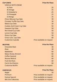 Cake Me Away menu 5