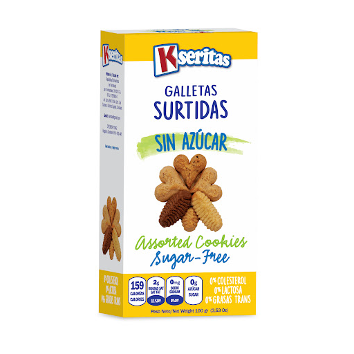 Galletas Sin Azucar Kaseritas Surtidas 100G Kseritas