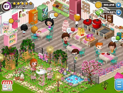 Cafeland World Kitchen Apk Mod Dinheiro Infinito v2.11.1 - Jogos