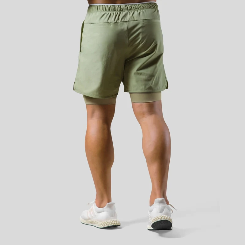 Men's Sports Casual Shorts Double Layer Basketball Running Breathable Lightweight Comfort and Performance Versatile Perf