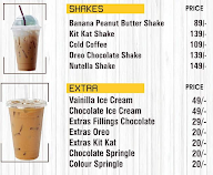 The Waffle Shakes & Cafe menu 1