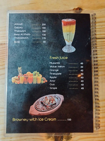 Zaafran Resto Cafe menu 