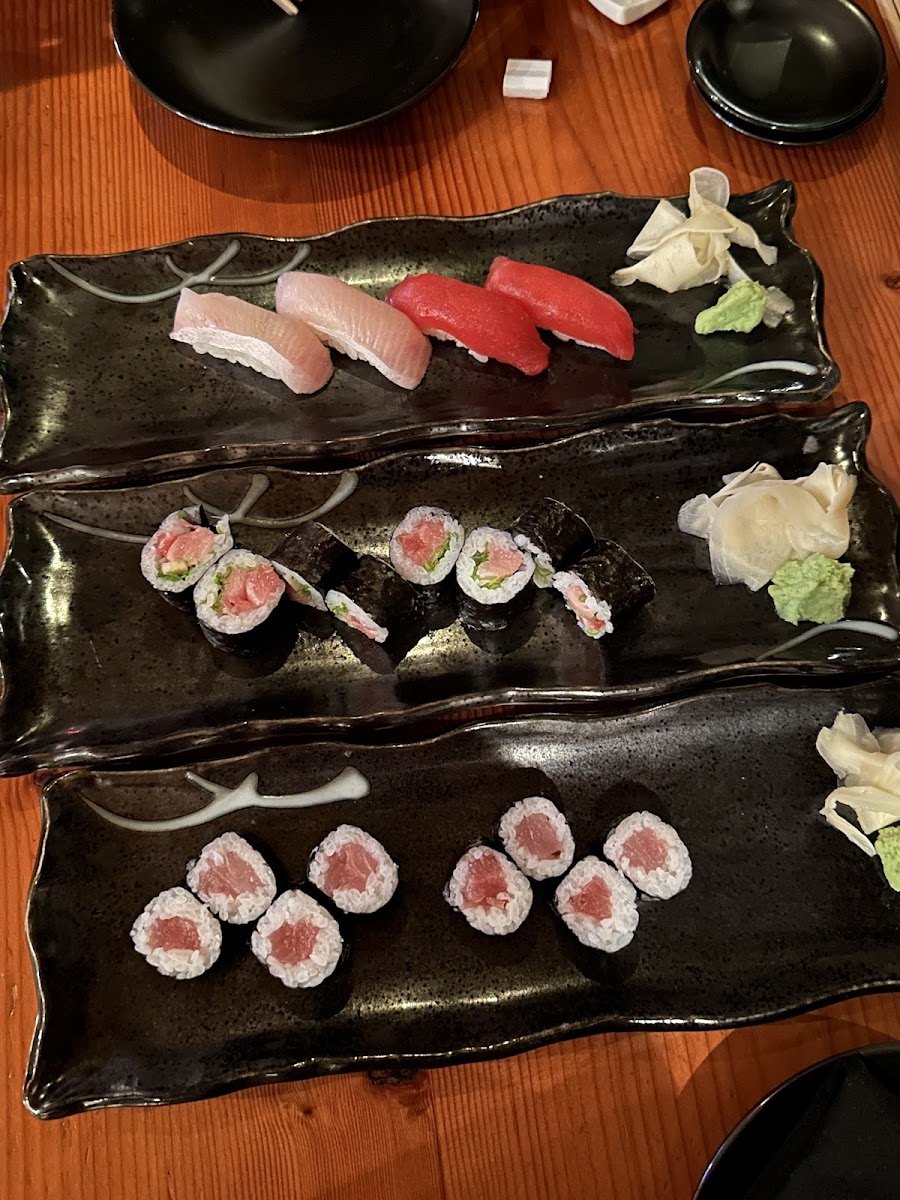 Rolls and nigiri