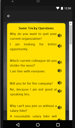English Interview Preparation - Job Interview App