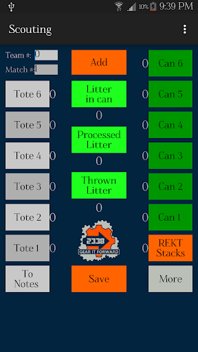 FRC Scouting: 2015 GearScout