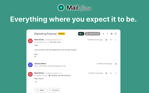 Mail Seen - Email Tracker for Gmail