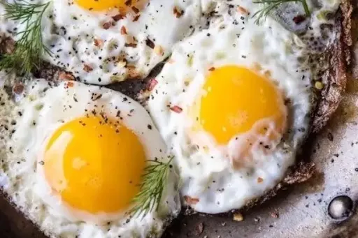 Classic Double Egg Omelette [2 Eggs] With 2 Pav