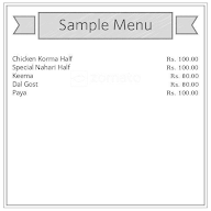 Hafiz Ji Ka Hotel menu 1