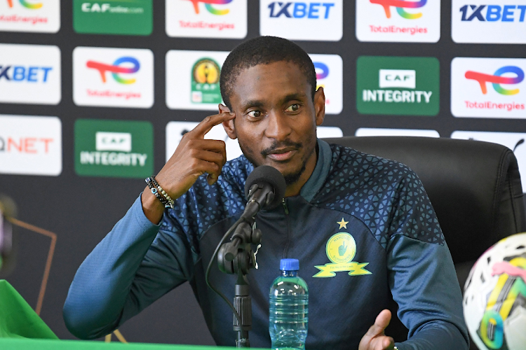 Mamelodi Sundowns coach Rulani Mokwena during the press conference at Chloorkop on December 08, 2023.