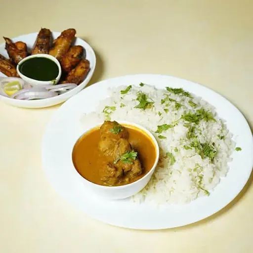 Chicken Dalcha Rice And Spicy Chicken Wings
