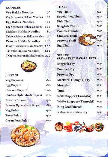 Aai Family Restaurant menu 